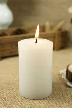 White Household Candle