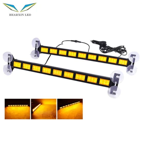 Hearxin LED Customizable Colors Emergency Strobe Advisor Light Bar