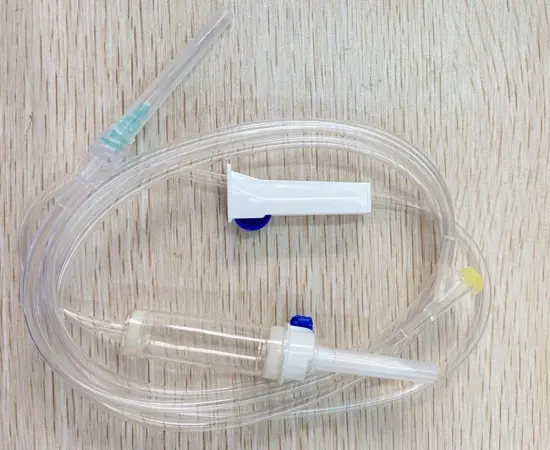 Disposable Infusion Set With Y- connoctor Plastic Spike