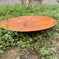 Corten Steel Artwork Fire Bowl 36 Int