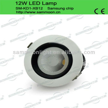 round 12W LED ceiling recessed mounted light fixtures