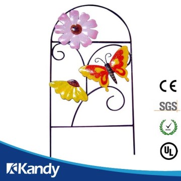 custom design floral metal crafts garden decoration