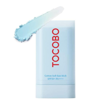 Vegan Protector Solar Facial Tocobo Cotton Soft Sun Stick SPF50+PA +++, 0.67 ออนซ์ / 19G: โซลูชันการป้องกันแสงแดดที่ดีที่สุดของคุณ