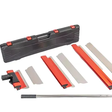 Professional Stainless Steel Trowel and Plastering Tool Set for Concrete, Drywall Skimming, and Finishing