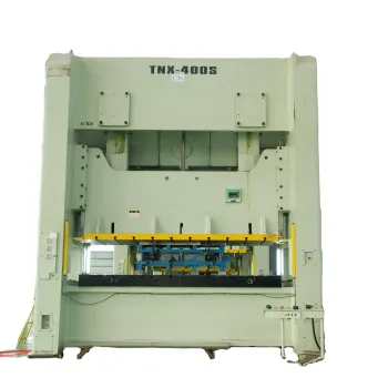 Double Crank Stamping Machines: Square Hole Power Press with Feeder for Strip Cutting and Punching Operations