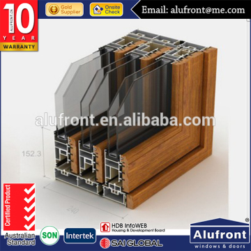 Top Quality TLC240 Series Aluminum Cladding Wood Profile for Triple Track Lift&Sliding Door