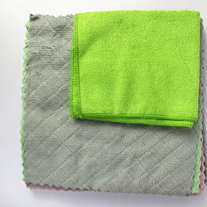 Microfiber Kitchen Cloth - Non-stick Oil Washing Rag