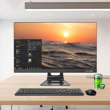 27 Inch All-in-One PC with Intel i7, Windows 11, LED Gaming Monitor and UPS Backup