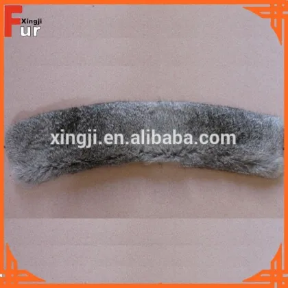 Leather Jacket Rabbit Fur Collar