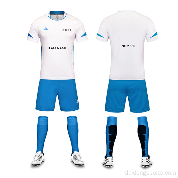 Custom Soccer Football Jersey Set para ibenta