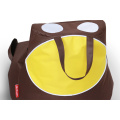 Brown piggy bean bag chair for kids