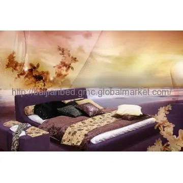 Purple Color Bed