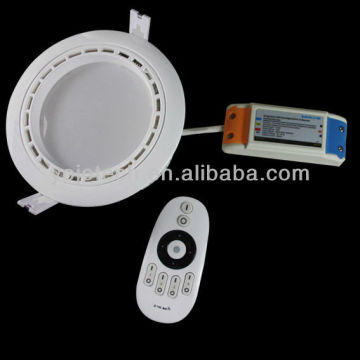 AC 86-265V 12 W down light LED system, dimmable down light with remote