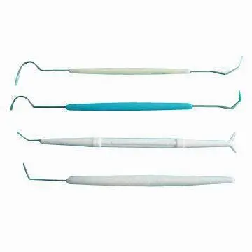 Dental probes, made of plastic
