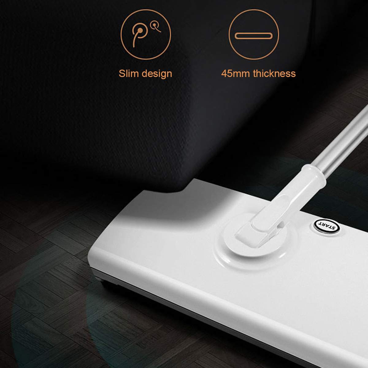 3IN1 Electric Mop Wireless USB Charging Floor-Cleaner Scrubber Brooms ...
