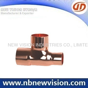 End Feed Copper Tee 