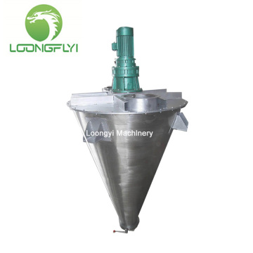 Food dry powder double spiral mixer machine