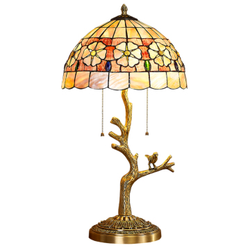 Nordic Modern Luxury LED Lampa stołowa - Cała miedziana przenośna lampa nocna