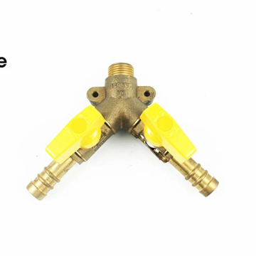 Algeria's Top Selling Copper Gas Valve with V-Type Integral Handle and LS Color Box