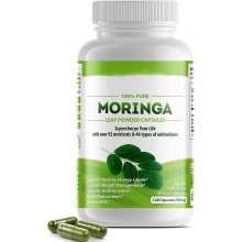 OEM/ODM Moringa oleifera Cápsulas de polvo Metabolismo energético