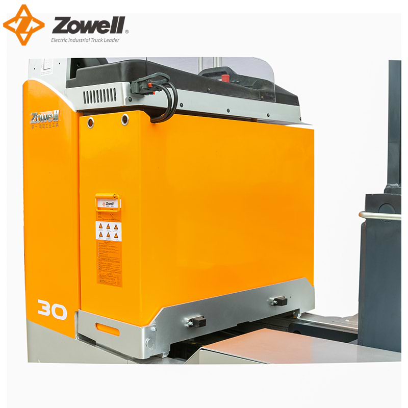 aisle width side moving electric multi-directional forklifts