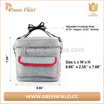 New Design Promotional Felt Insulated Lunch Bag for Picnic