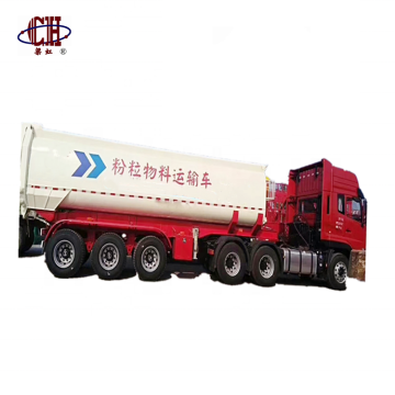 3 axles powder material transport dump semi trailer for sale