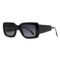 Oversized Rectangle Unisex Acetate Polarized Sunglasses