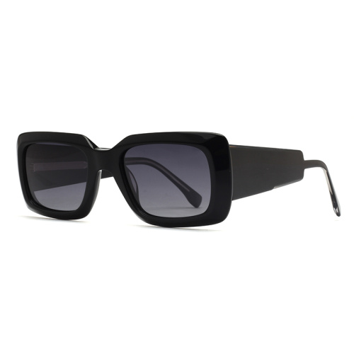 Gafas de sol polarizadas de acetato unisex de gran tamaño