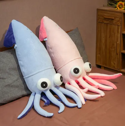 Creative Ocean Animal Plush Toys: Squid and Octopus Dolls for Kids