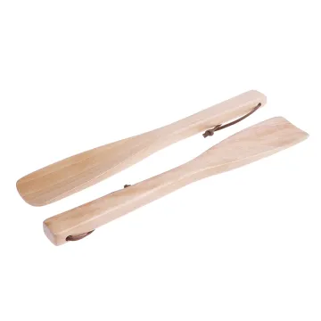 25cm Pull Shoe Horn Convenient Wearing Shoes Horn And Spoon Fashion Shoes Horns Wooden Shoes Spoon