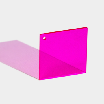 Custom Semi-Transparent Rose Red Acrylic Sheets: 3mm/5mm Thickness, Customizable Plexiglass Processing and Raw Materials