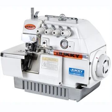 JK747 High-Speed Overlock Sewing Machine for Industrial Efficient Sewing of Medium Thickness Fabrics