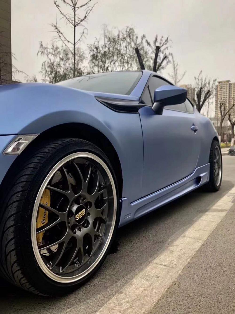 Matte Metallic Blue Fog