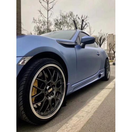 Matte Metallic Blue Vinyl Wrap