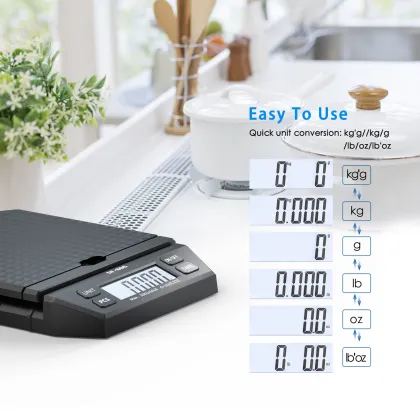 Digital Shipping Scale, 66lb Postal Scale with Hold and Tear Function Gram/Ounce/Pound Mail Postage Scale for Shipping Packages