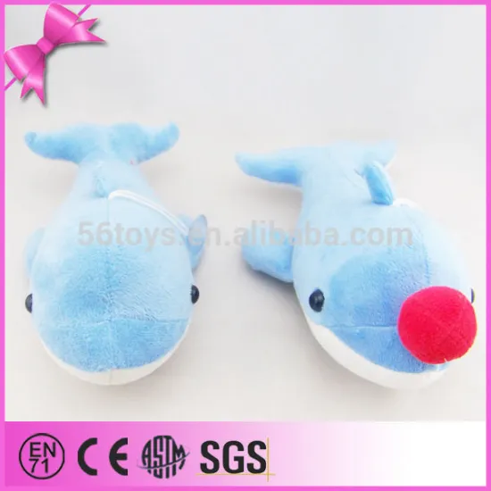 soft handmade sea animal doll custom blue big whale plush toy