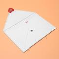 Sac de document aimant d&#39;embrayage enveloppe blanc A4 enveloppe