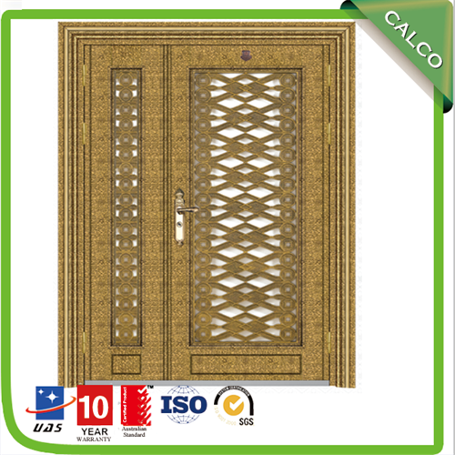 Luxury entry copper brass door