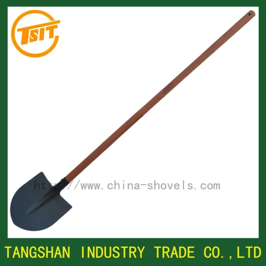 china factory of long wooden handle shovel