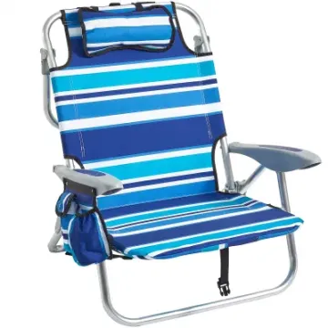 Adults Outdoor Lightweight Camping Lay Flat Folding Portable Beach Chair
