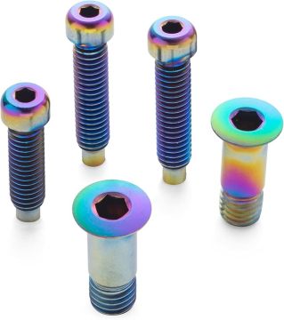Custom Hex Iron Black Nylon Alloy Nuts and Bolts Set: GR5, Titanium, Brass, and Plated Fasteners