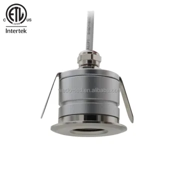 12V 24VDC 3W Dimmable IP65 Waterproof Mini LED Spot Light - ETL Listed