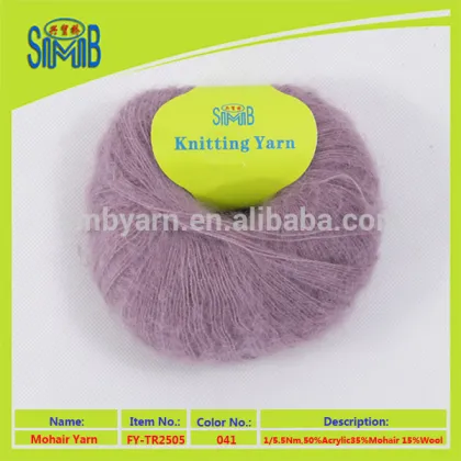 fashion line shop wholesale mohair crochet yarns from china yarn factory