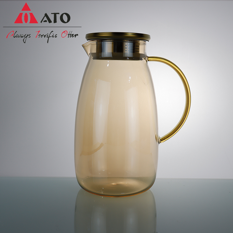 Ato Nordic Amber High Borosilicat Glass Pitcher