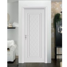 Porte de bois moulé d&#39;amorce blanche pour la maison