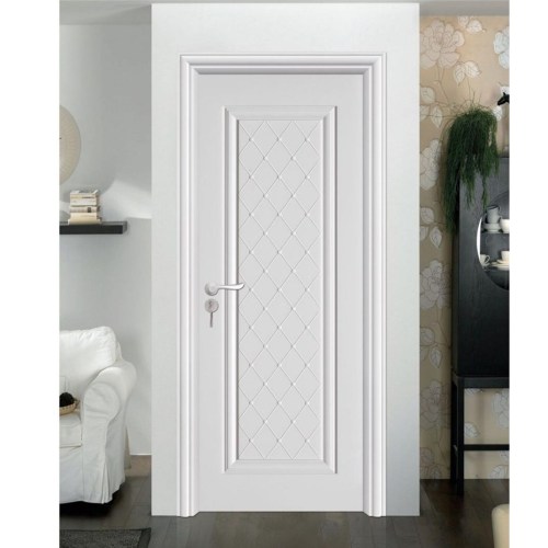 Puerta de madera moldeada de imprimación blanca para la casa