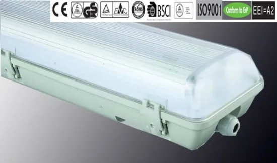 D waterproof lamp waterproof lighting fixtures IP65 T8 ISO9001/CE/ROHS/GS/BSCI