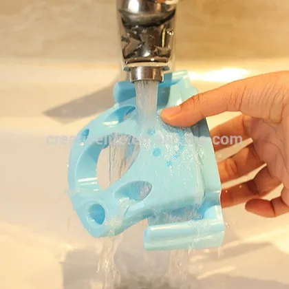 Plastic Smile Toothbrush Holder Bathroom Set