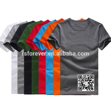 2016 Guangzhou factory wholesale China cotton polyester blank t shirt